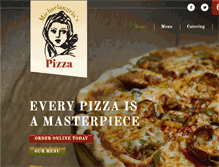 Tablet Screenshot of michaelangelos-pizza.com
